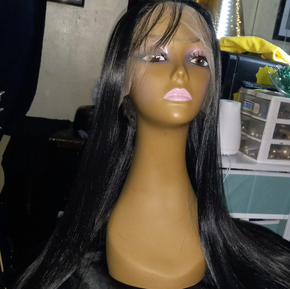 Lace front wig